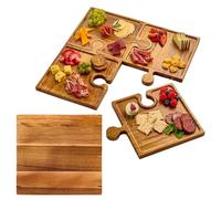 Plateau de Présentation,Planches à Charcuterie en Bois | Planche à Fromage et Plateau en Bois pour Servir - Pour Viande Fruit Fromage Apéritif Gâteau Dessert Fêtes Buffet Maison