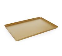 Plateau de présentation pour gâteaux et confiseries 30x20cm - doré
