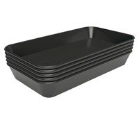 Plateau de présentation, set de 5, 160x290mm, noir
