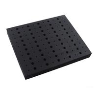 Plateau de rangement pour fraises de défonceuse 110 pièces pour embouts 1/4" et 1/2" en mousse haute densité