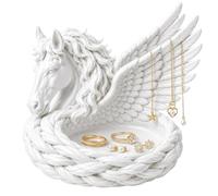 Plateau de Rangement pour Tout - Tiroir Décoratif en Forme de Cheval - Bac de Récupération de Cheval,pour Bijoux Anneau Pendentif Salle de Bain Bureau Voiture Maison Cadeau