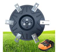 Plateau de réglage pour 6 lames, plateau de coupe en plastique renforcé de fibres de verre, plaque tournante compatible avec Worx Landroid M500 M700 WR167E WR141E & Vision M600