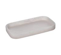 Plateau de Salle de Bain en Résine "Cloudy" 20cm Blanc