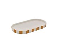 - Plateau de Salle de Bain Strio en Dolomite 23cm Jaune
