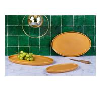 Plateau de service - 3 pc - ocre