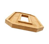Plateau de service alimentaire - Grand plateau en bois avec numéro - Planche à découper décorative pour buffet - Pour servir des collations, chocolats, desserts, fruits, idéal pour fêtes