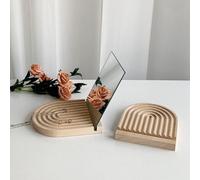 Plateau De Service De Stockage En Bois, Bricolage, Dessert, Panier À Café, Pain, Assiette Alimentaire, Plateau À Gâteaux Aux Fruits Pour Bijoux, Plateau De Parfum