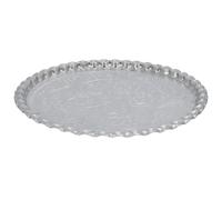 Plateau de Service Déco 47cm Argent