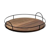 Plateau de Service en Bois Mina 34cm Marron