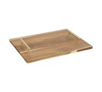 Plateau de Service en Bois Mina 40cm Marron