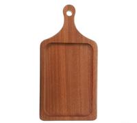Plateau de service en bois naturel 30 cm Planche à découper à pizza | Pour le bois, construction résistante aux fissures, style minimaliste, maison pour salle à manger d'hôtel