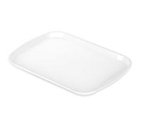 Plateau de service en plastique - ORION - 43,5x31,5 cm - Blanc - Antidérapant - Rectangulaire