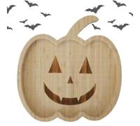 Plateau De Service Halloween Plats De Service Amusants En Bois Avec Fantôme