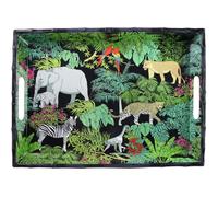 Plateau de service mélamine jungle 50cm