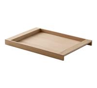 Plateau de service NO. 10 45 x 32 cm, bois, marron, Fritz Hansen