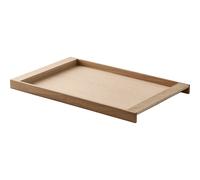 Plateau de service NO. 10 53 x 34 cm, bois, marron, Fritz Hansen