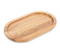 Plateau de Service Ovale en Bois d’Acacia