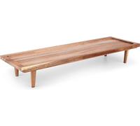 Plateau de service Plateau en bois sur pieds Snacks Viande Fromage