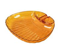 Plateau De Service Pour Dumplings | Plat De Cuisine À 3 Compartiments Divisés - Assiette À Apéritif Pour Le Dîner Avec Soucoupe À Sauce | Pour Pâtes, Dessert, Fruits, Snacks, Légumes, Fête, Apéritif,