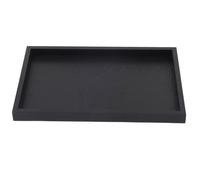 Plateau de service rectangulaire en bois massif pour thé, café, snacks, restaurant, 30 x 20 x 2 cm