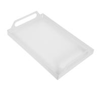 Plateau de Service Rectangulaire en Fer, Polyvalent | Finition Lisse et Brillante, Usage Multifonction, pour Condiments, Bijoux, Petit-déjeuner au Lit