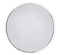 Plateau de Service Rond en Acier Inoxydable de 28 cm, Plateau en Argent, Plateau de Service, Assiettes en Acier Inoxydable, plaques métalliques, Polissage Miroir pour Table Basse,