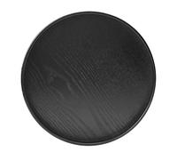 Plateau de Service Rond en Bois, Design élégant pour la Maison, café, Salon de thé, 9,4x9,4x1 Pouces (24cm)