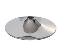 Mendler – Plateau de sol pour tabouret de bar – Chromé Ø 38,5 cm