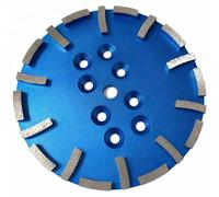 Plateau de surfaçage diamanté 20 segments D. 250 x Ht. 10 mm fixation universelle - béton très dur ou chape - Diamwood