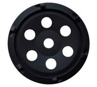 Plateau de surfaçage PCD BIG BLACK GRINDER D.150 x Al. 19 mm x 6 PKD 3,8 mm Spécial HILTI - Epoxy, peinture - Diamwood