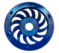 Plateau de Surfaçage PCD BLUE GRINDER D.125 x Al. 22,23 mm x 6 PKD 3 mm - Epoxy, Colle, Béton, Peinture - Diamwood