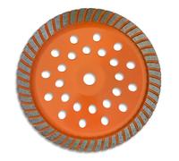 Plateau de Surfaçage/Ponçage Diamant Turbo Premium 230 x Al. 22,23 mm - Béton, Granit, Pierre - TURBOGRIND - OMNIVOR