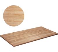 Plateau de table 25mm panneau de particules 1800x800mm plateau de bois - matériau P2 - mélaminé - panneau de particules - capacité de charge 100kg - plateau de bureau - idéal pour établi - établi de r