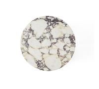 Plateau de Table Androgyne pour Table D'appoint Ø42 en Marbre Calacatta Viola