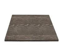 Plateau de Table Bar Restaurant Carré 700 mm - Effet Bois Vieilli - Bolero - Bois Effet bois vielli G