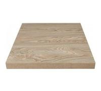 Plateau de table carré 600 mm effet bois clair - Bolero - Mélamine Effet bois clair G