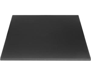 Plateau de table carré d'extérieur Bolero noir mat 700 mm