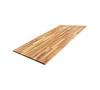 Plateau de Table Chêne Massif Abouté Pré-huilé, L.160 cm x l.80 cm, Ep. 22 mm