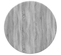 Plateau de table en bois d'ingénierie - vidaXL - 40x40x1,5 cm - Sonoma gris - Table ronde - Mobilier d'extérieur