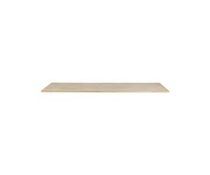 Plateau de table en chêne massif beige, non traité, FSC, raccord abouté - Woood, Tablo - 180x90x2 cm