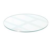 Plateau de table en verre Ø50 cm plateau en verre pour table basse rond protection meuble Tulup