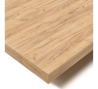 Plateau de table POKAR 2,5 cm Plateau pour bureau, Taille:175x80, Couleur:Chêne doré Craft