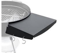 Plateau de table pour barbecues Weber Master Touch & Original de 57 cm – Remplace la tablette latérale – Table de barbecue d'extérieur en acier – Pliable – Accessoires pour barbecue