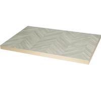 Plateau de table rectangulaire Bolero à motif chevron, 1100 mm x 700 mm
