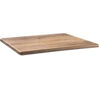 Plateau de table rectangulaire Topalit Classic Line en bois de cerisier Atacama 110 x 70 cm