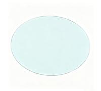 Plateau de Table Rond en Verre Clair pour Tables d'Appoint et de Patio | Transparent, Facile à Nettoyer, Résistant à la Pression, Résistant à la Chaleur, Charge Portante(80CM(31.5IN))