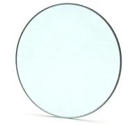 Plateau de Table Rond en Verre Trempé d’Épaisseur 1/4 Pouce, 38CM, 40CM | Résistant à L'Usure, Portant, Facile à Nettoyer, Rond, Bords Sécurisés, pour Salle à Manger, Café(80CM(31.5IN))