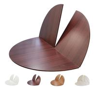 Plateau de table rond pliable - Grande rallonge pour salle à manger, commerce ou fête - Facile à ranger - Dessus de table de rechange pour une utilisation polyvalente