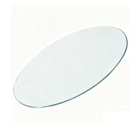 Plateau de Table Rond pour Tables de Cuisine, de Café et de Table à Manger | Verre Trempé, avec Bords Sécurisés, Étanche, Charge Portante, Résistant à la Chaleur, Antitache(80CM(31.5IN))