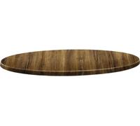 Plateau de table rond Topalit en bois de cerisier Atacama 70 cm